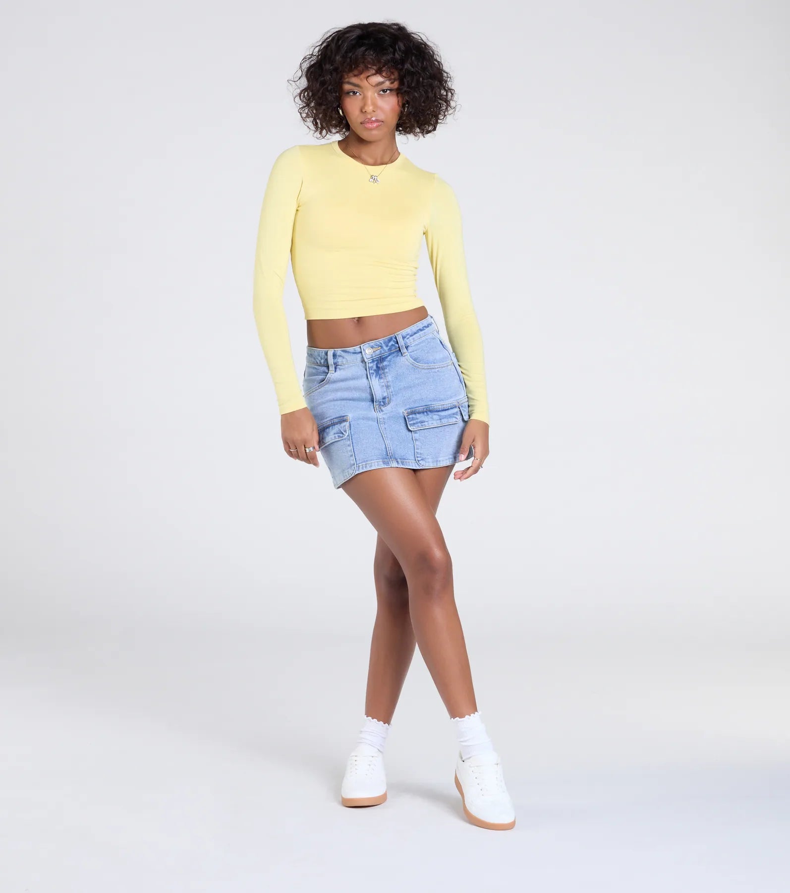 Essential Long Sleeve Crew Top - Image 35