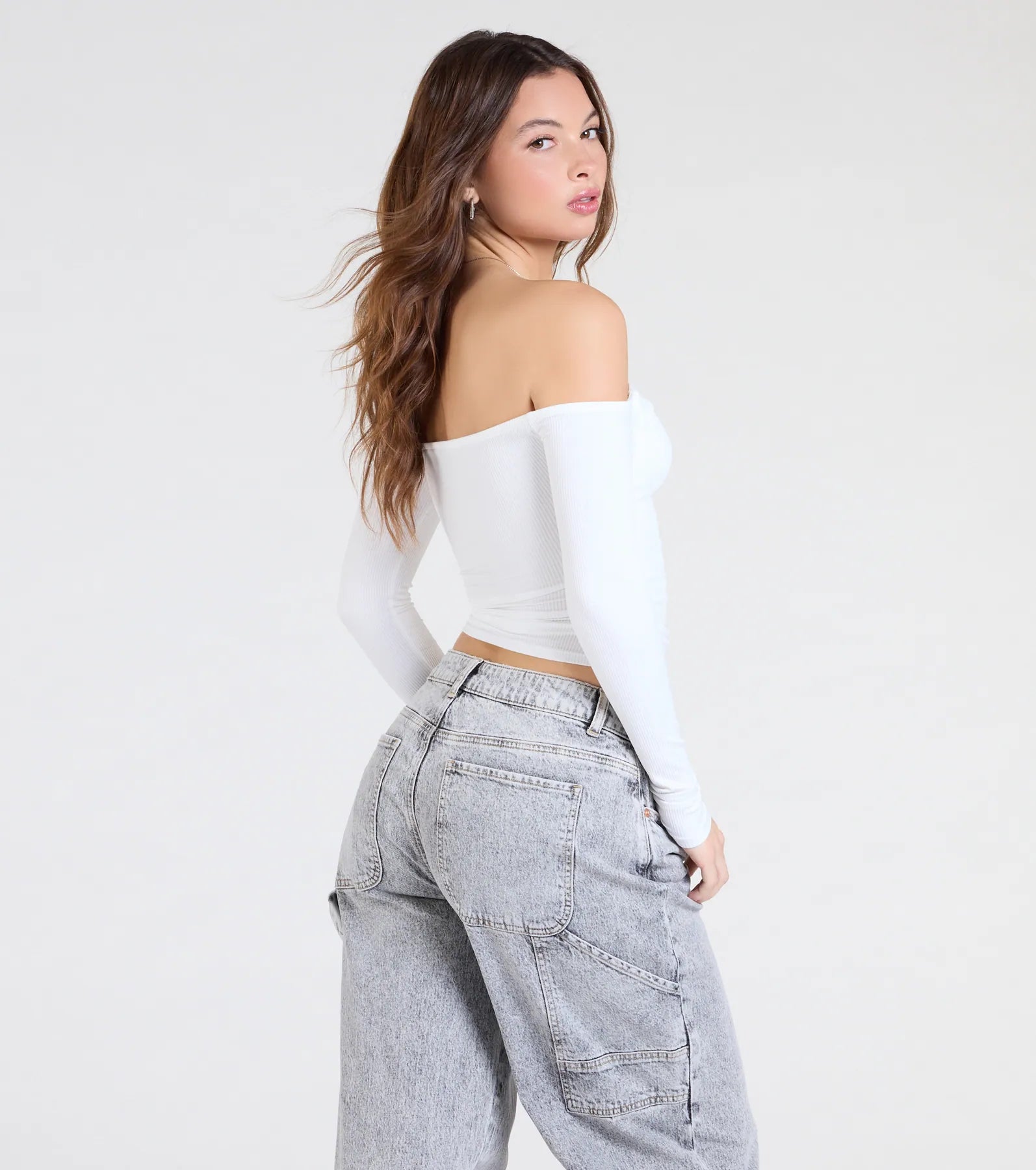 Simply Elevated Off-The-Shoulder Smooth Knit Top - Image 15