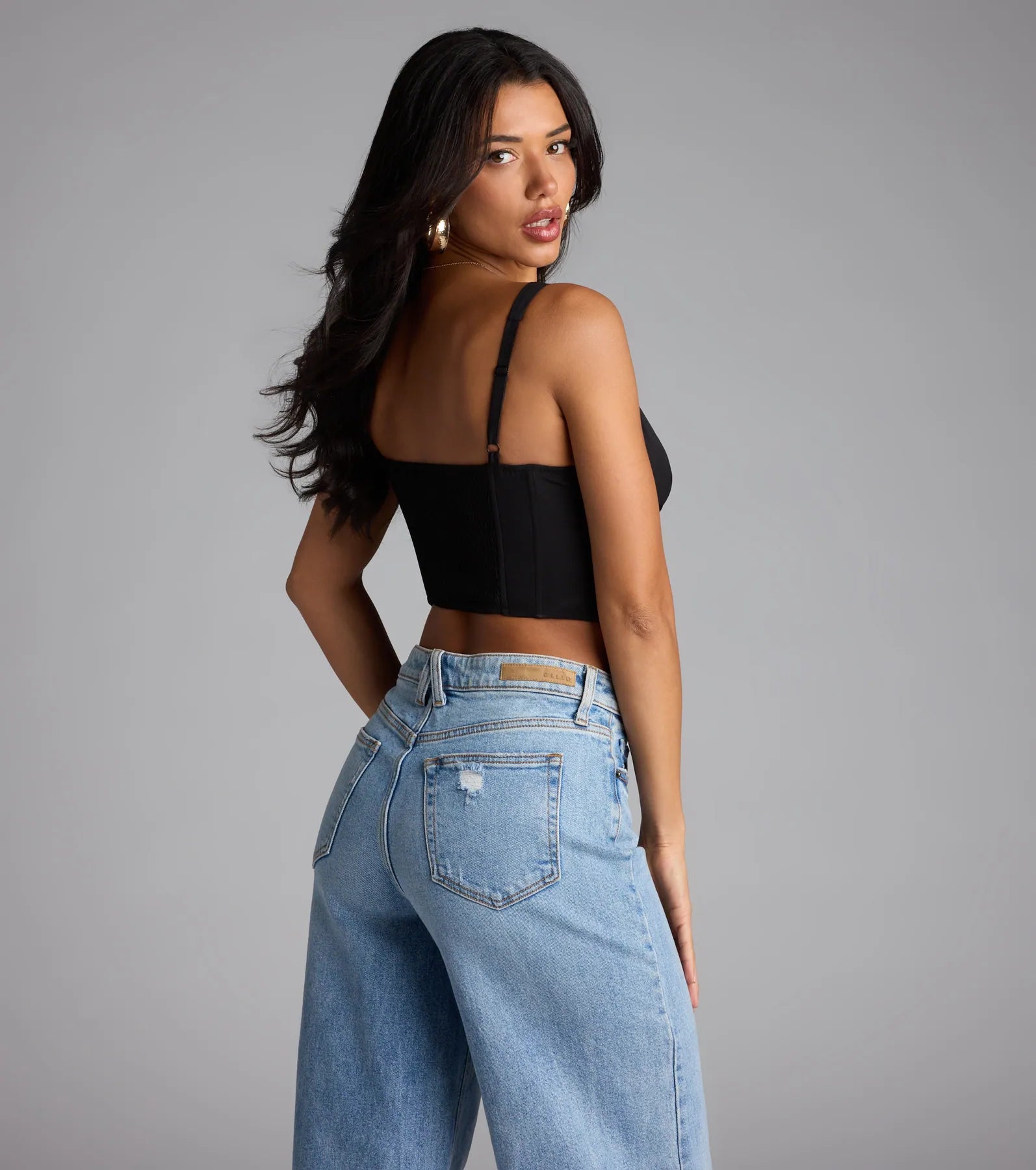 On Repeat V-Neck Corset Top - Image 6