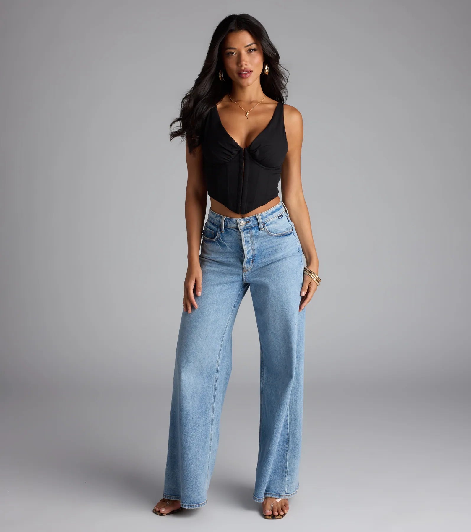 On Repeat V-Neck Corset Top - Image 7