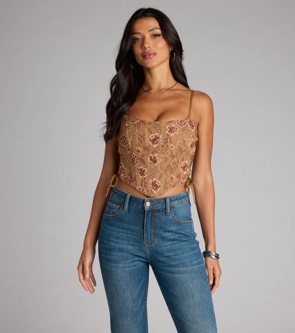 Swoon-Worthy Babe Lace-Up Corset Top - Image 9