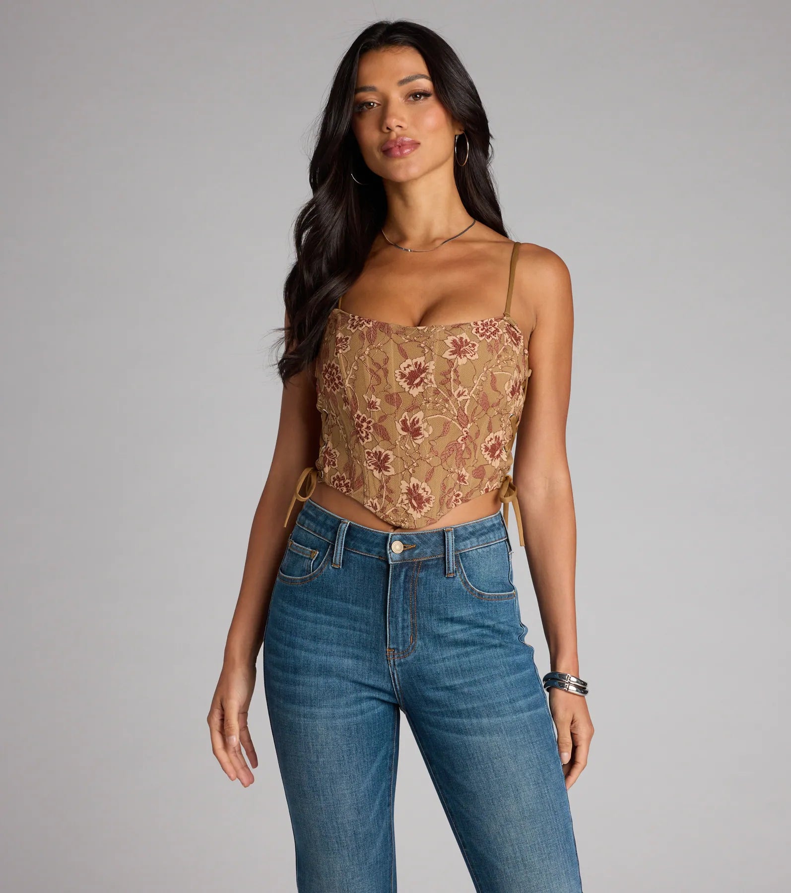 Swoon-Worthy Babe Lace-Up Corset Top - Image 9