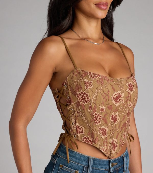Swoon-Worthy Babe Lace-Up Corset Top - Image 12
