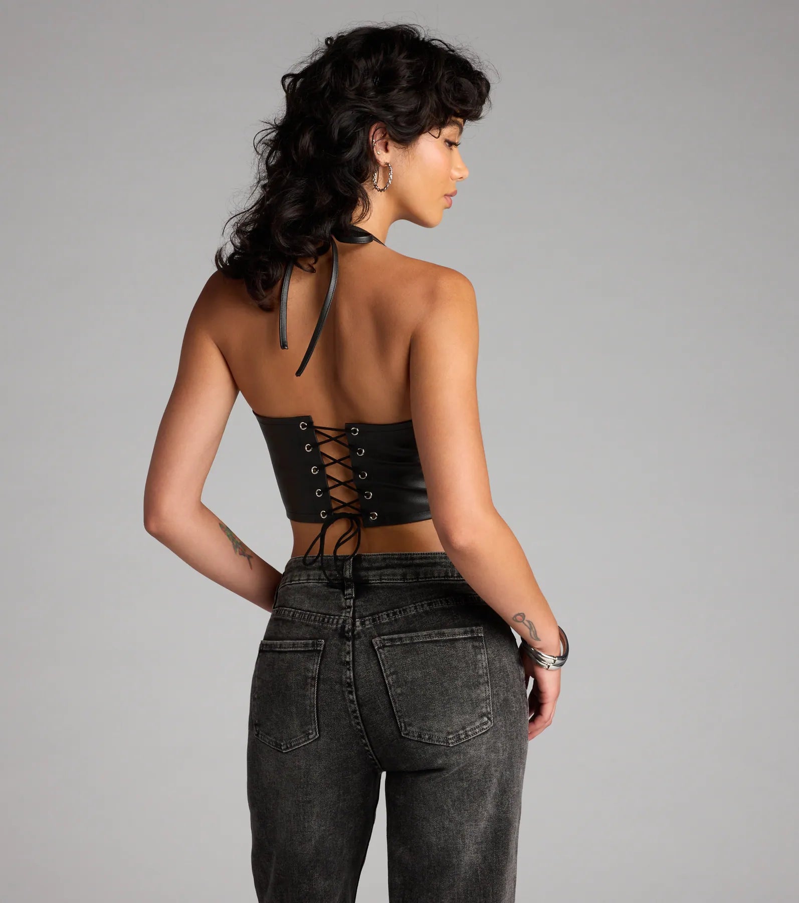 No Apologies Grommet Halter Top - Image 2