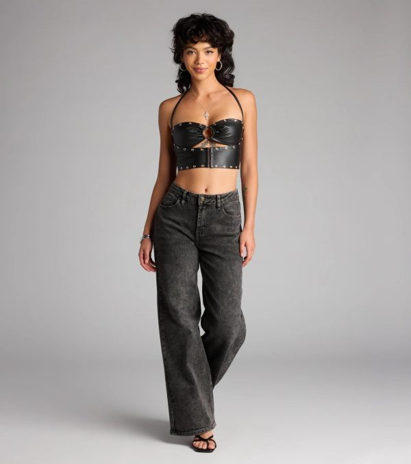 No Apologies Grommet Halter Top - Image 3