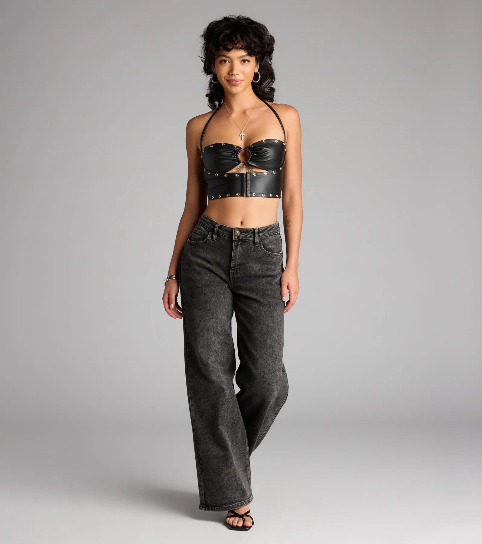 No Apologies Grommet Halter Top - Image 3