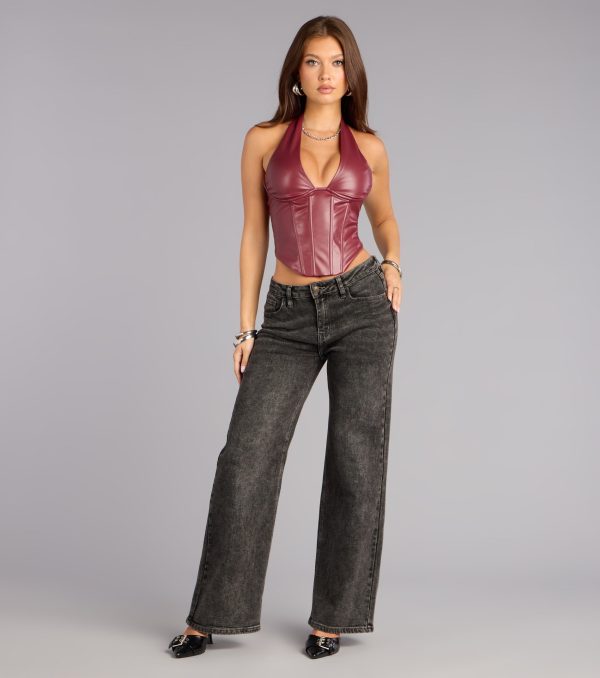 Undeniable Flair Halter Corset Top - Image 11