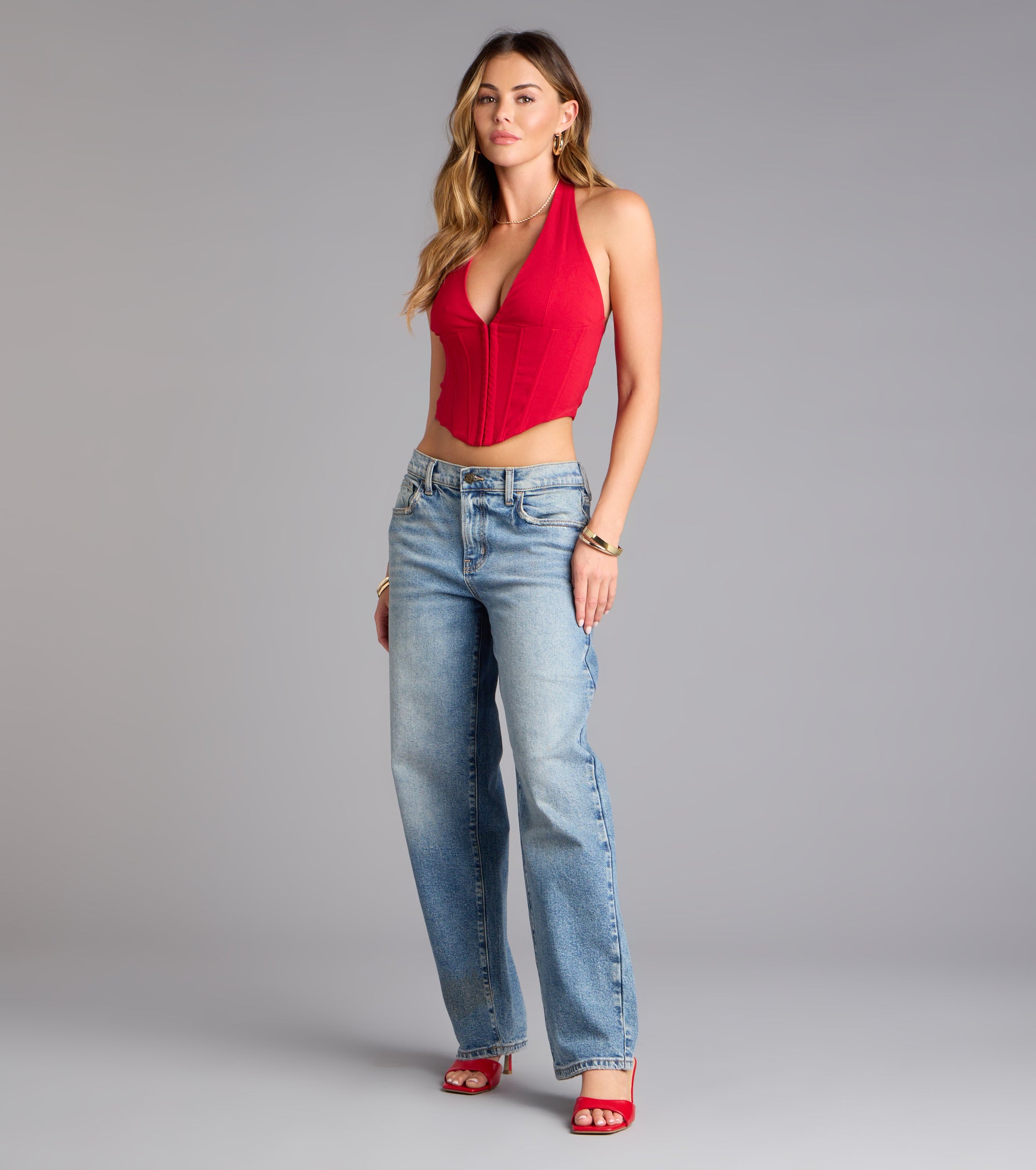 Tempting Style Halter Corset Top - Image 7