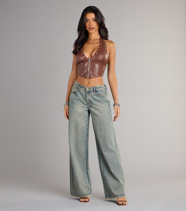 Zip Me Up Halter Corset Top - Image 8