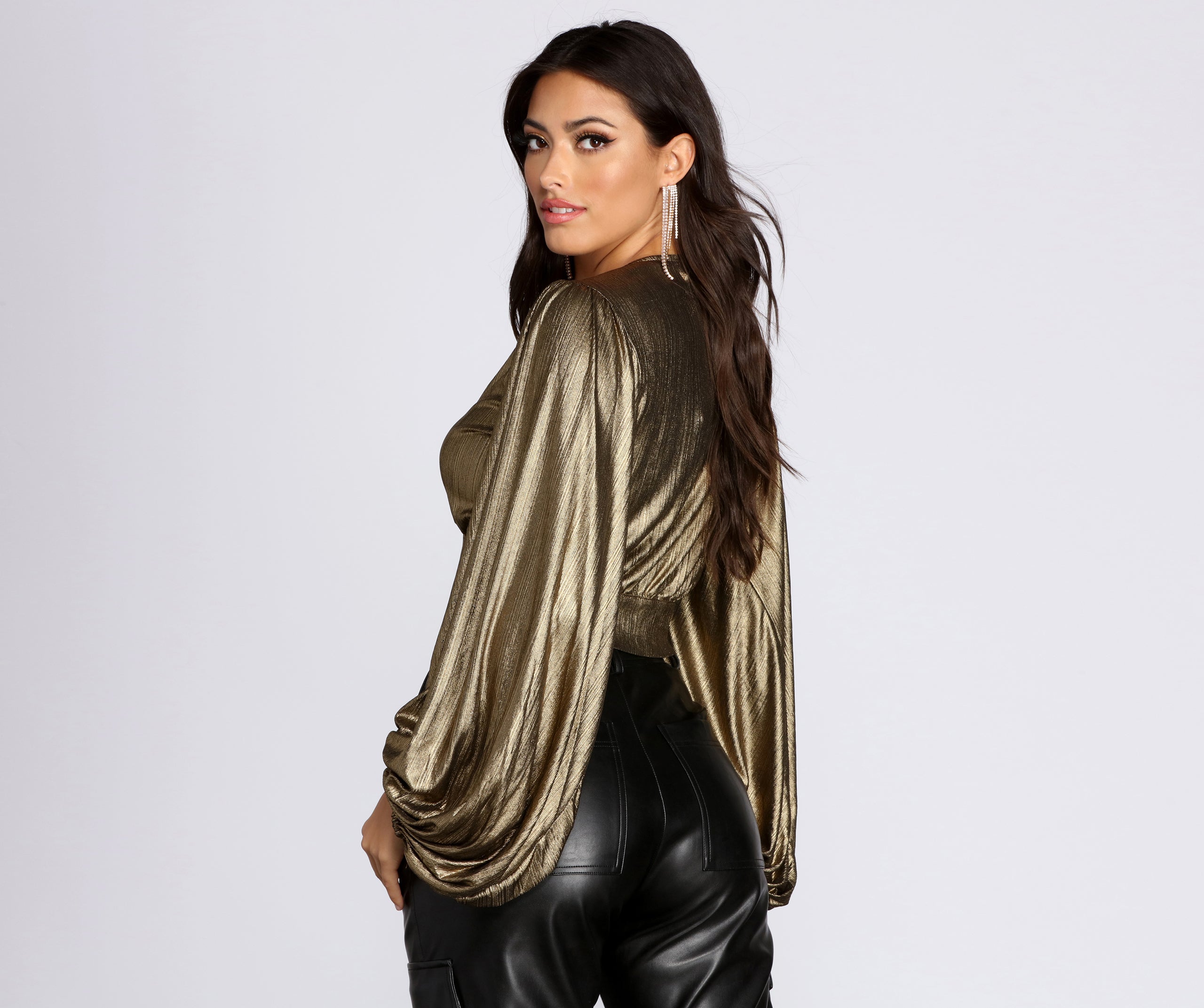 Treasure Me Cropped Blouse - Image 2