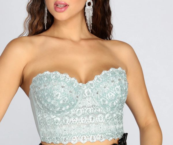 Reigning Lace Bustier Top - Image 20