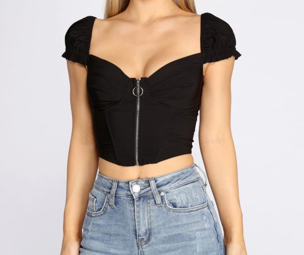 Sweet Vibes Corset Crop Top - Image 5