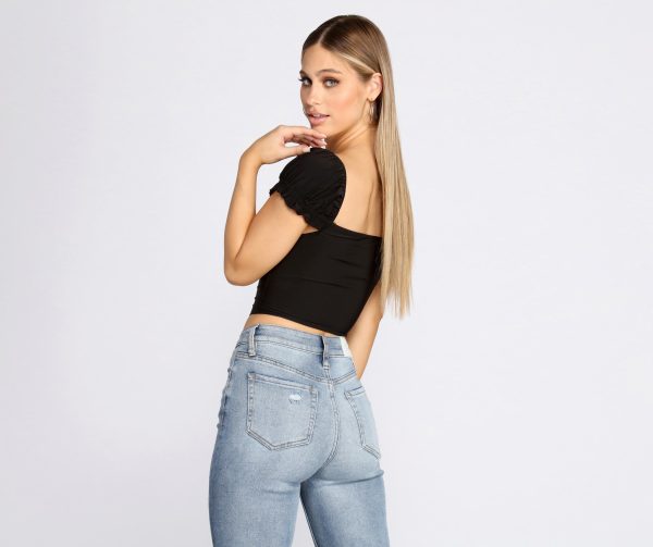 Sweet Vibes Corset Crop Top - Image 6