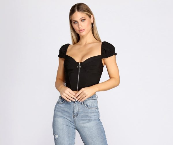 Sweet Vibes Corset Crop Top - Image 7