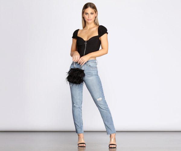 Sweet Vibes Corset Crop Top - Image 8