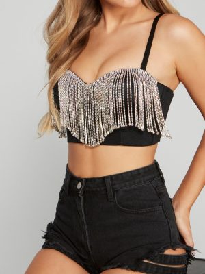 Fab and Fringe Cropped Bustier