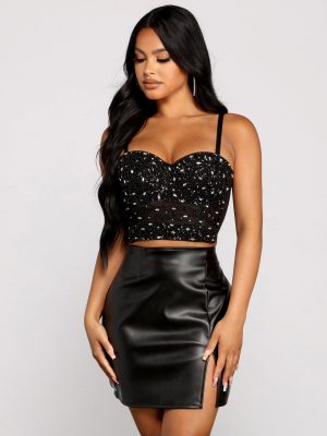 Reign N' Shine Rhinestone Bustier