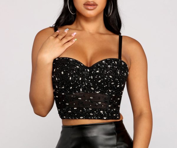 Reign N' Shine Rhinestone Bustier - Image 2