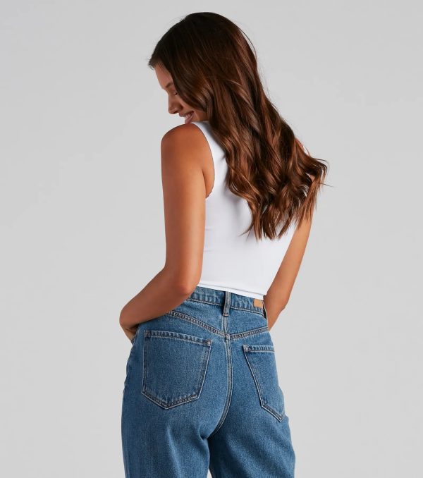 Hook and Eye Corset Crop Top - Image 19