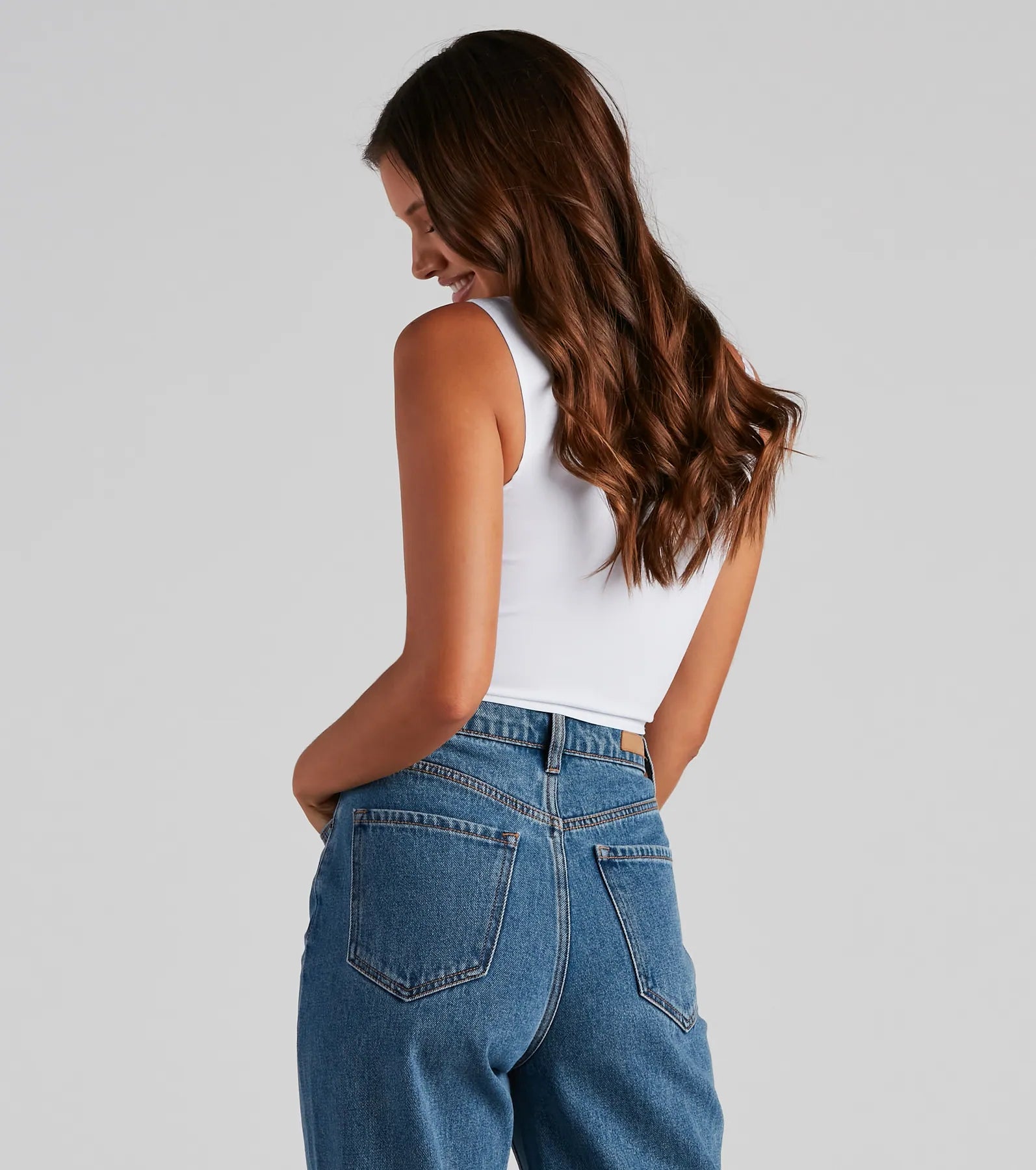 Hook and Eye Corset Crop Top - Image 19