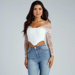 Chic Style Moment Cropped Corset Top
