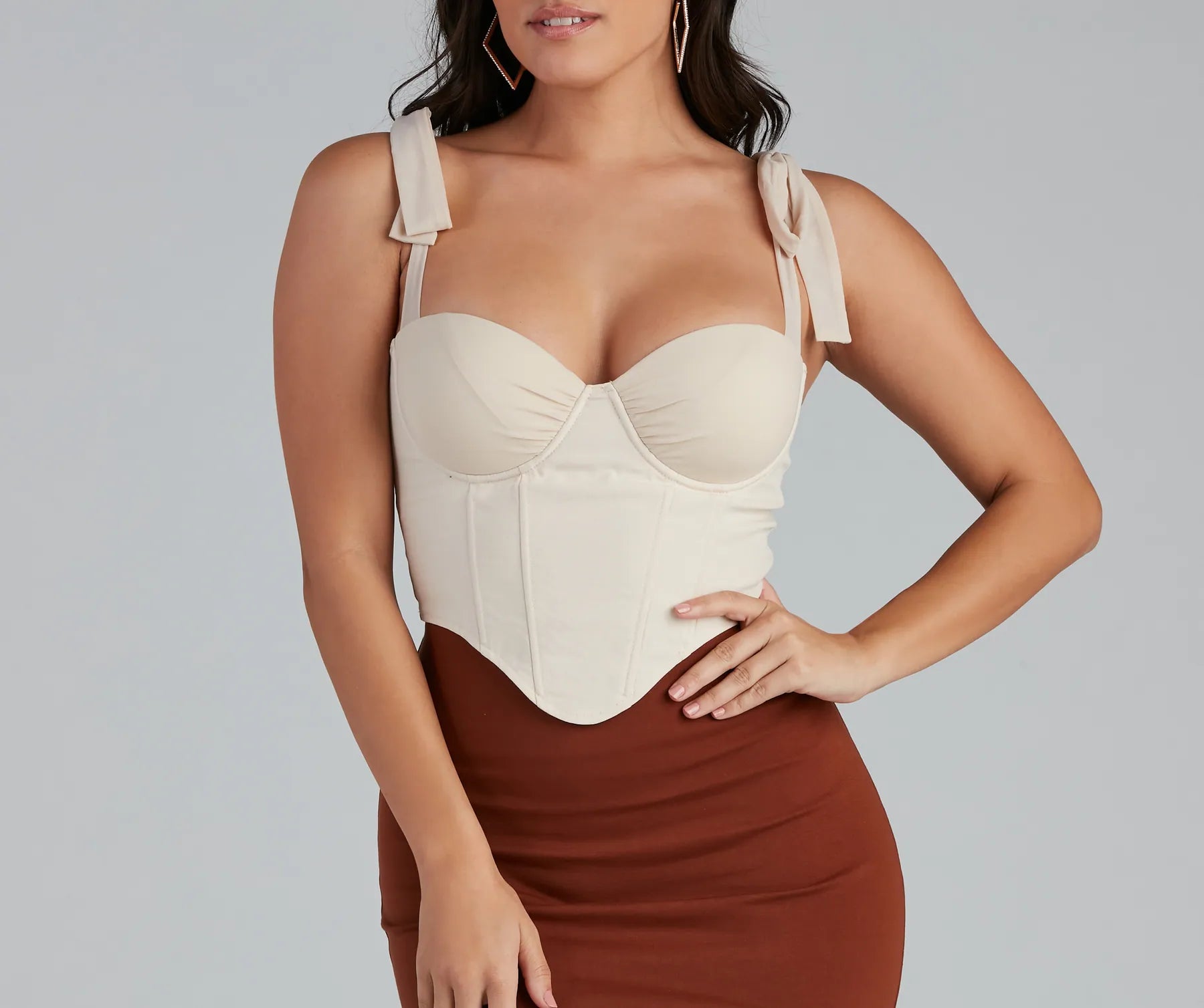 In The Sun Tie Strap Corset - Image 11
