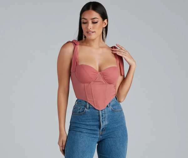 In The Sun Tie Strap Corset - Image 7