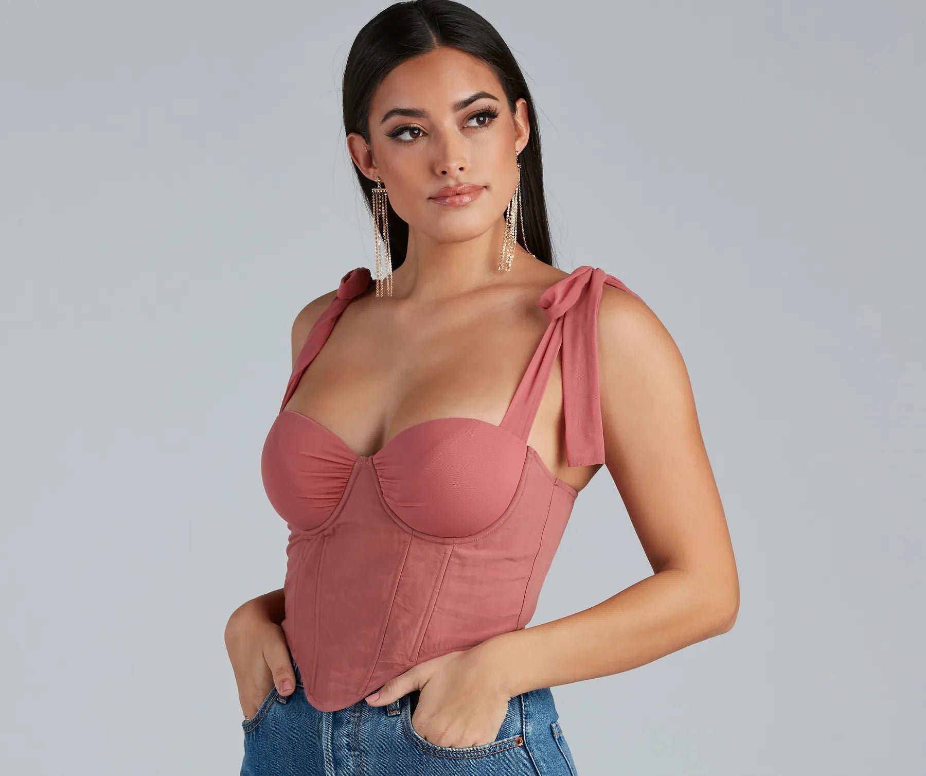 In The Sun Tie Strap Corset - Image 8