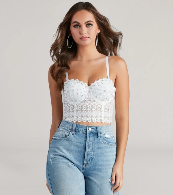 Reigning Lace Bustier Top - Image 12