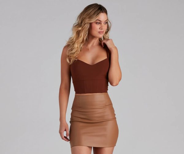 Sleek And Strappy Halter Bustier - Image 5
