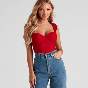 In The Sun Tie Strap Corset