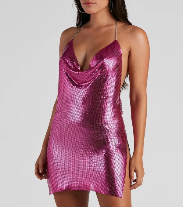 Endless Nights Chainmail Halter Dress - Image 12