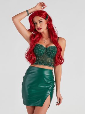 Fatale Beauty Beaded Lace Bustier