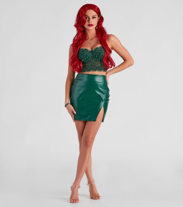 Fatale Beauty Beaded Lace Bustier - Image 4