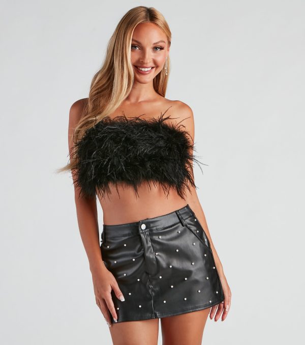 Birds Of A Feather Boa Tube Top - Image 10