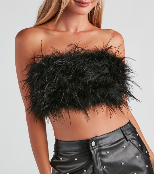 Birds Of A Feather Boa Tube Top - Image 9