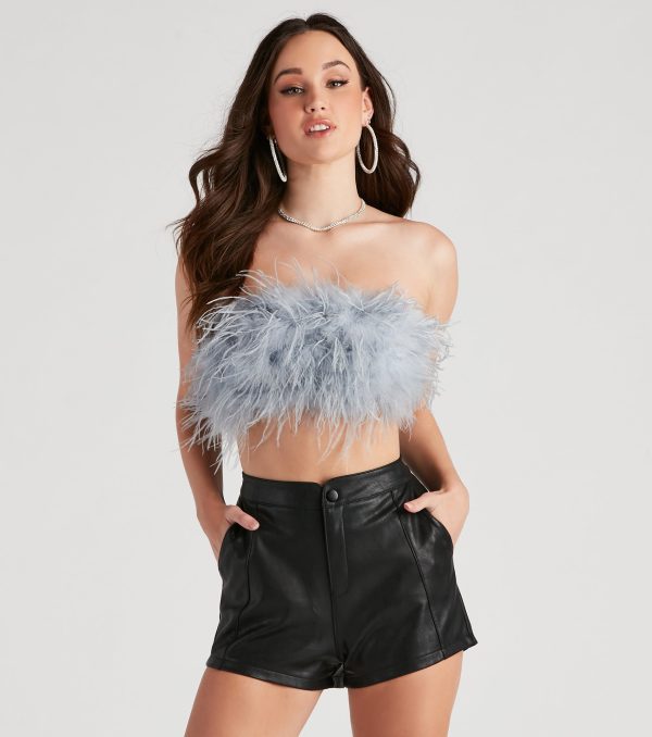Birds Of A Feather Boa Tube Top - Image 5