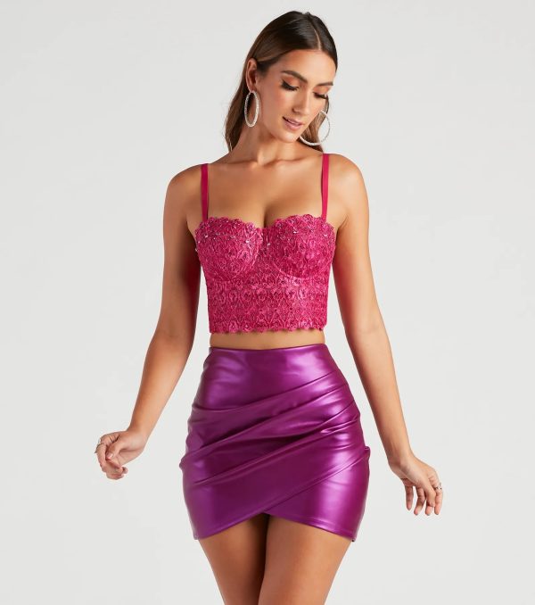 Reigning Lace Bustier Top - Image 30