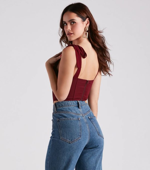 In The Sun Tie Strap Corset - Image 18