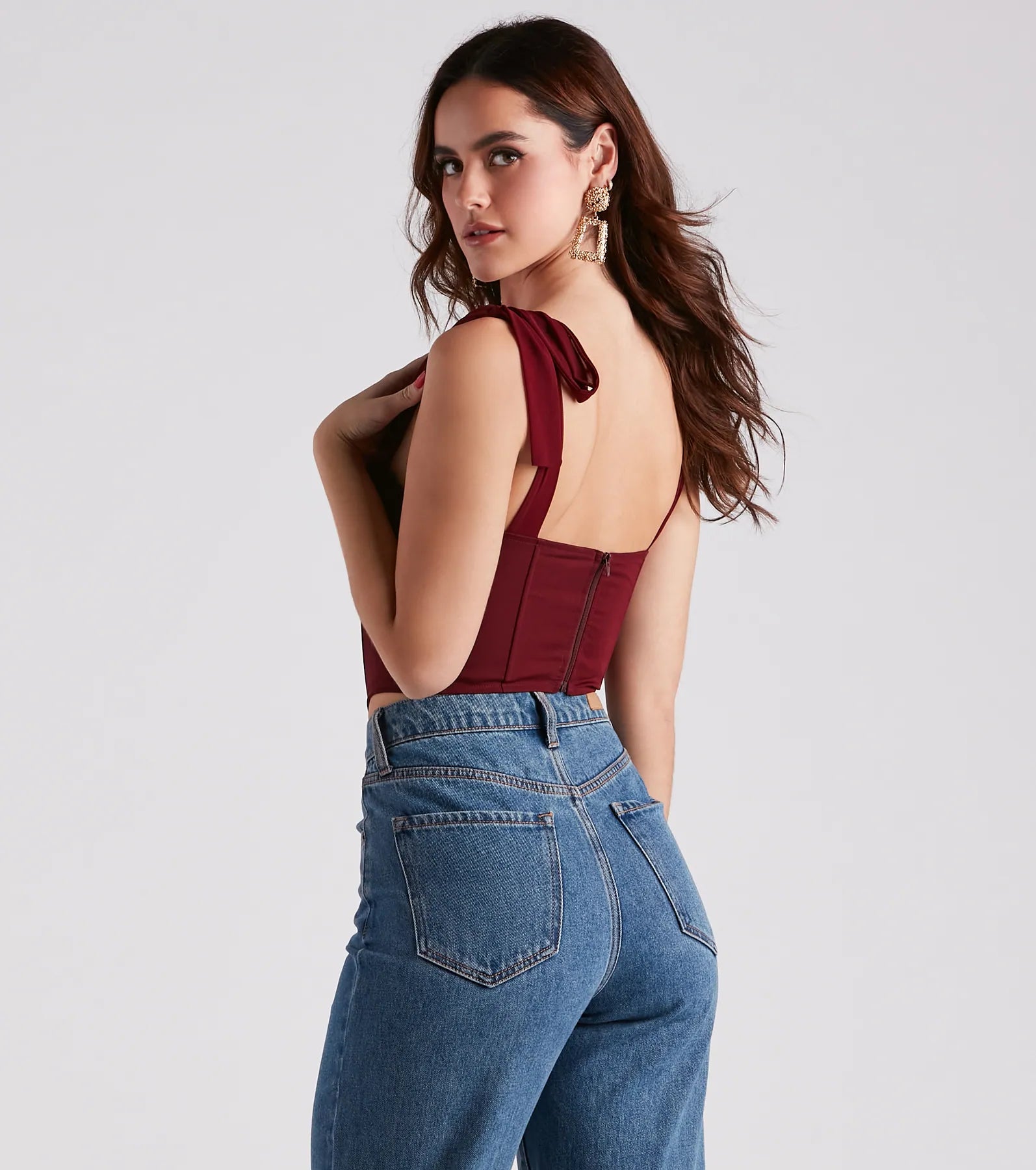 In The Sun Tie Strap Corset - Image 18