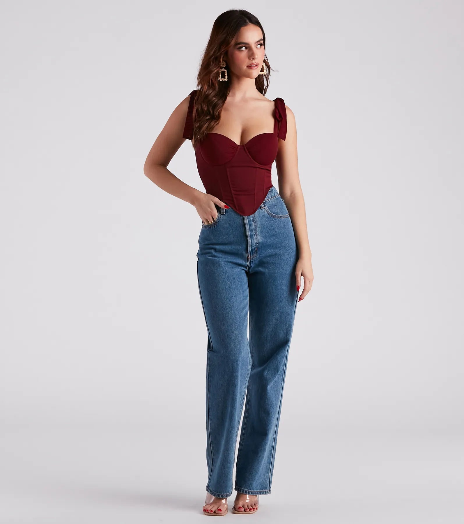 In The Sun Tie Strap Corset - Image 19