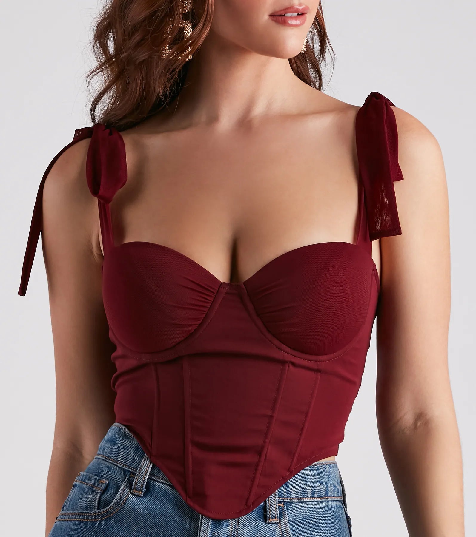 In The Sun Tie Strap Corset - Image 20
