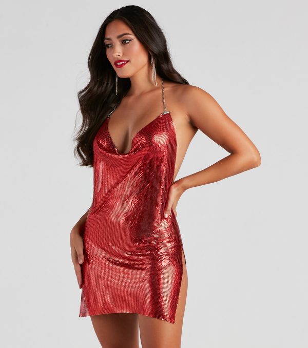 Endless Nights Chainmail Halter Dress - Image 30