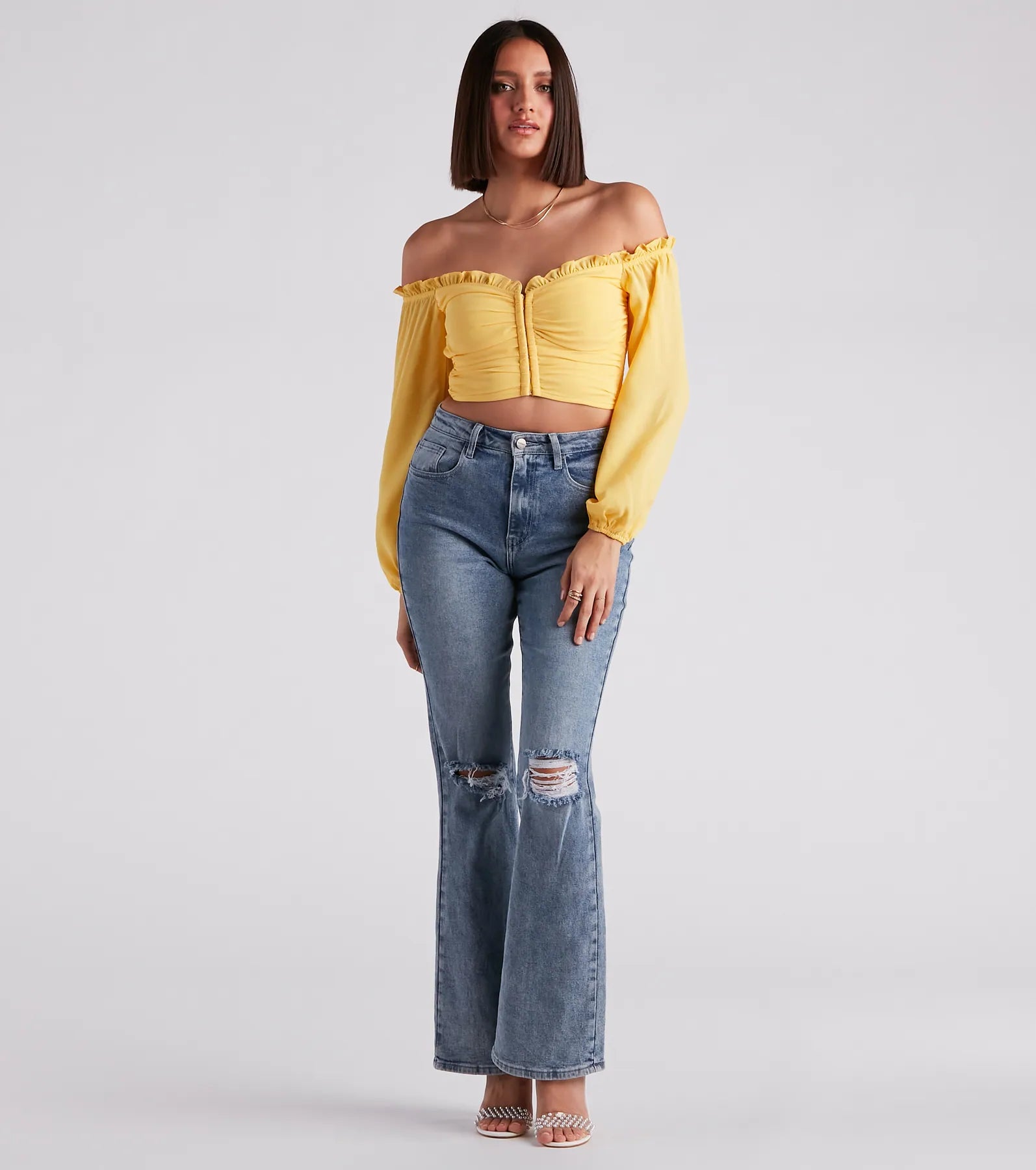 Classic Beauty Off The Shoulder Corset Top - Image 7