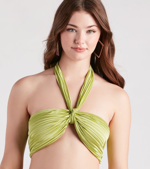Island Guru Pleated Bandeau Top - Image 4