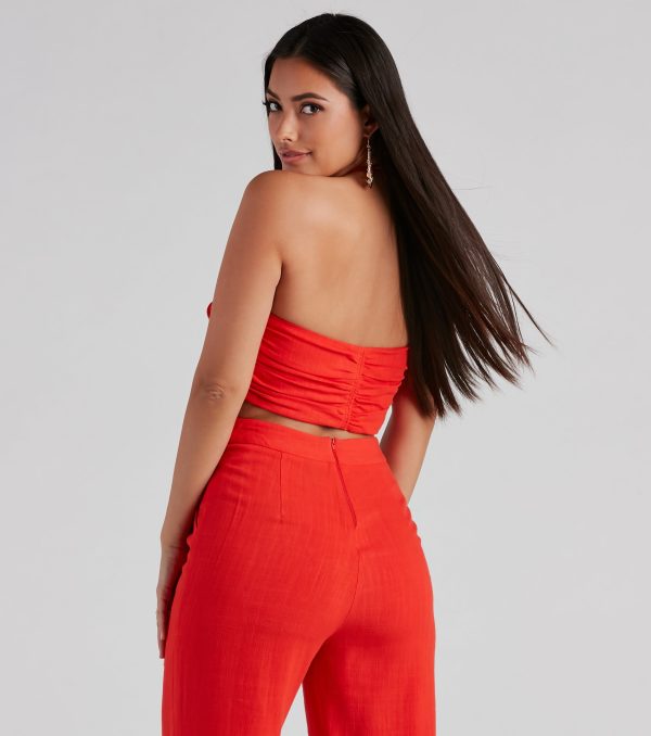 Worth It Linen Tube Top - Image 3
