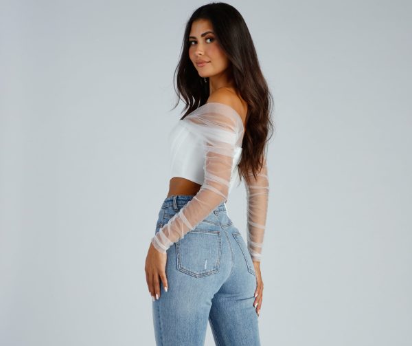 Chic Style Moment Cropped Corset Top - Image 10