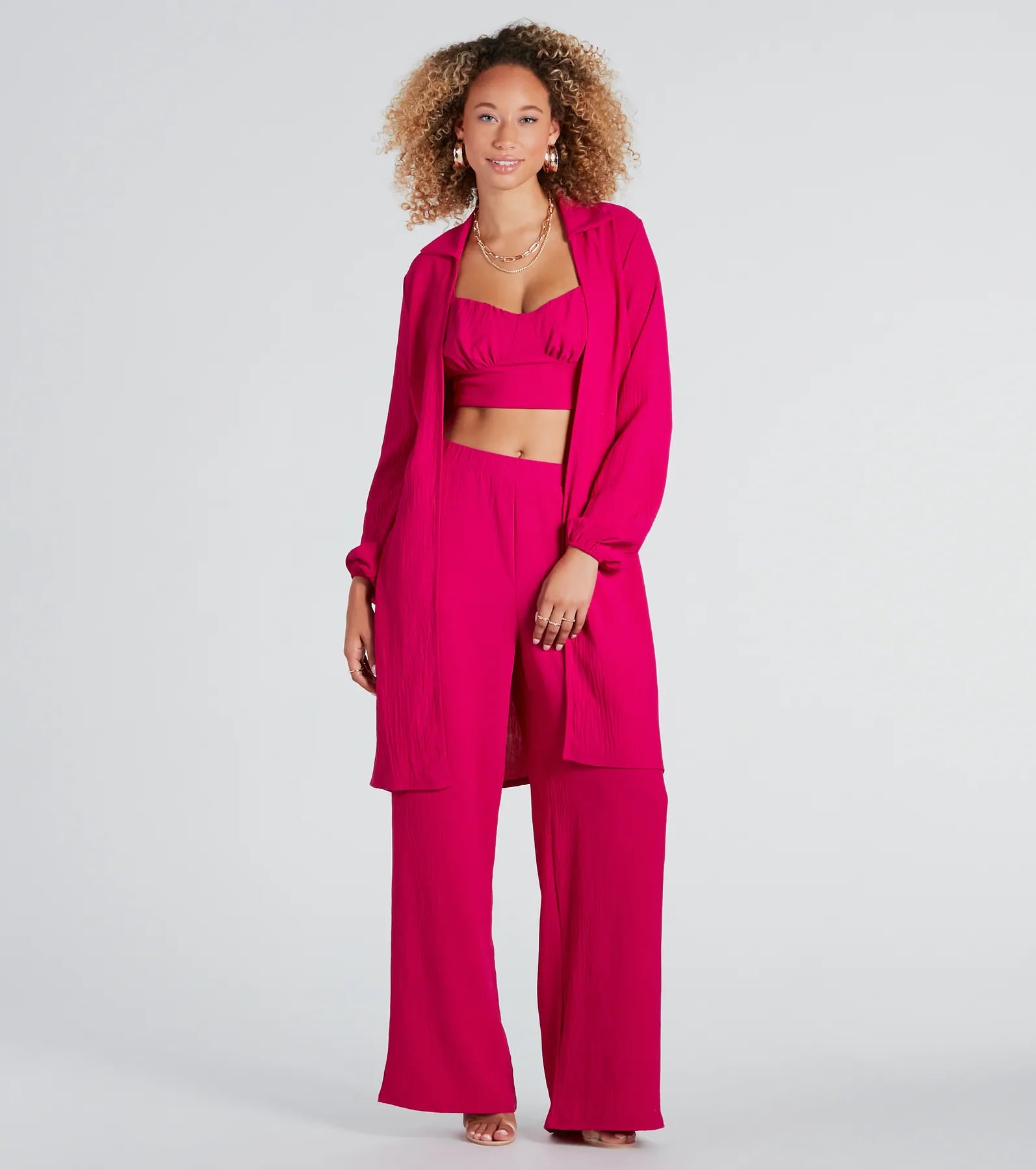 Sunny Vibes Bow Back Woven Crop Top - Image 8