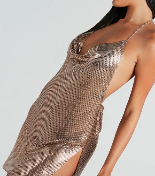Endless Nights Chainmail Halter Dress - Image 4