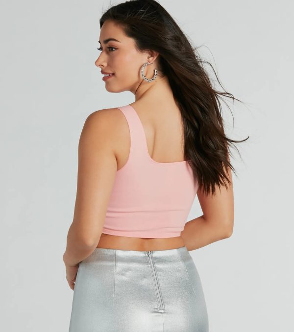 Hook and Eye Corset Crop Top - Image 7